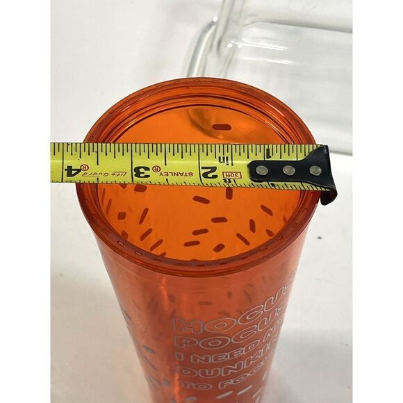 Dunkin Donuts Halloween Travel Mug Cup Hocus Pocus Tumbler 24oz Glow In Dark - Picture 5 of 13